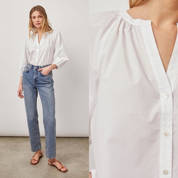 RAILS • Logan Top in White - Picture 13 of 13